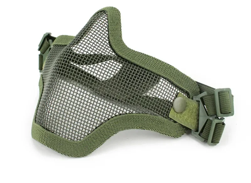 Taktické polovičné tváre masky V1 Dual-Band Airsoft s nízkym obsahom uhlíka Streľba CS CS Shoot Pistol Sports Protective Paintball Actball