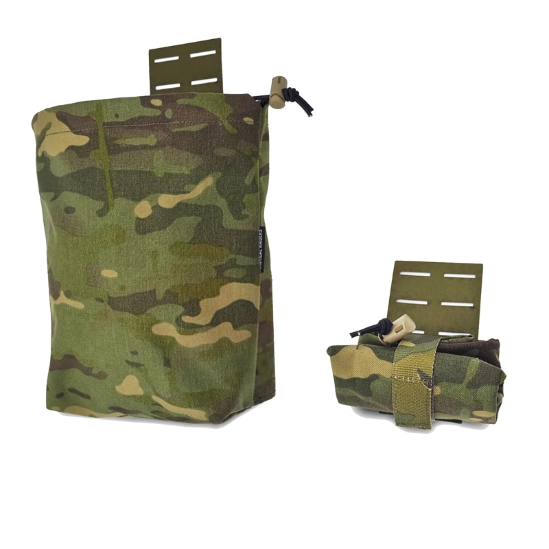 Taktické skladacie puzdro Multicam Airsoft EDC Molle skládka puzdro výstroj vonkajšie lovecké recyklácie úložného priestoru v taške