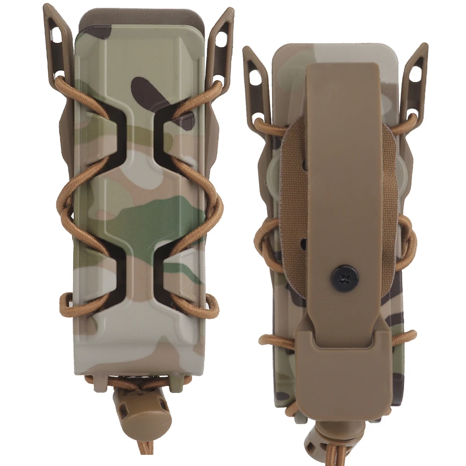 Taktický 9 mm pištoľový vrecko All Terrain Priedušná drenáž pre 9 mm/45acp Loving Airsoft Gear Gear Molle Držiteľ časopisu