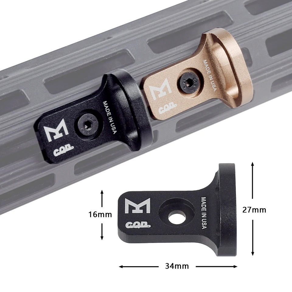 Taktický CQB MLOK predný popruhový adaptér ramenný popruh rýchle prasy CQD Sling Mount Airsoft Hunting Gun Qd Slings