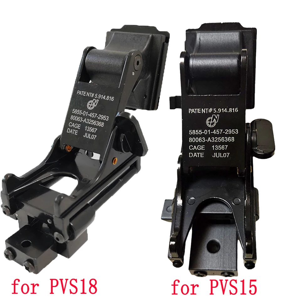 Taktický kov NVG základňa Mount Night Vision Goggles Rhino Adaptér pre lov airsoft paintball ďalekohľad
