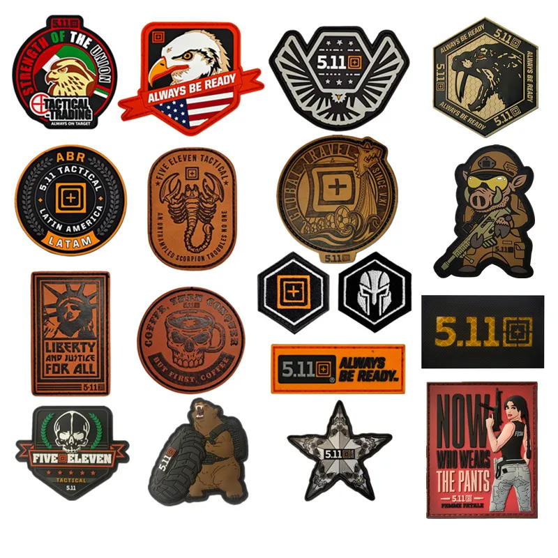 Taktický odznak Soft Gum Gumer Vesta Sword Patch pre batohové čiapky Rovnomerné DIY Print Applique Badge 3D PVC Vojenské záplaty