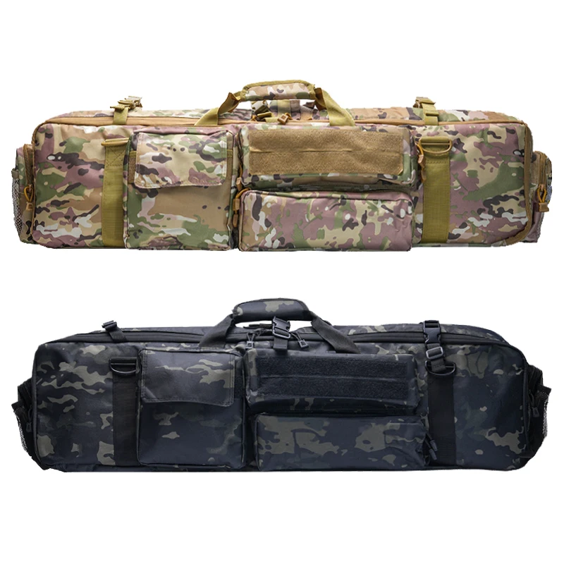 Taktický poľovnícky taška Nylon Gun Polster Shootter Shooting Ochrana Bag Outdoor Sport Training Sniper Sniper Airsoft Rifle Gun Case