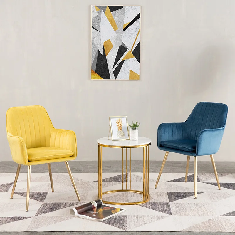 Taliansko dizajn Sillones Patchwork voľný čas na stoličku zamatovú tkaninu jedálenská stolička obývacia izba jednotlivé kreslo