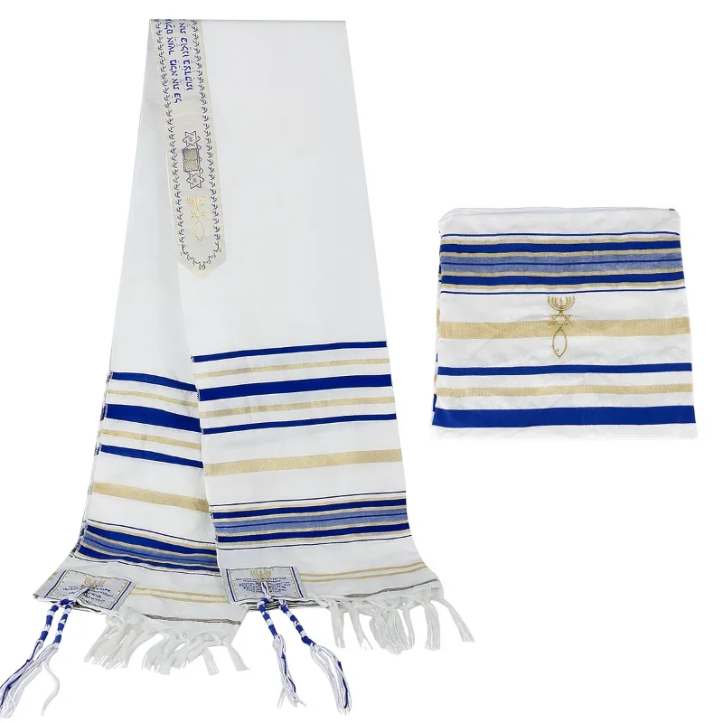 Tallit modlitba šál pre mužov Ženy Mesiánsky židovský kresťanský modrý talit zábal náboženský šál s talis talis tallis tallis