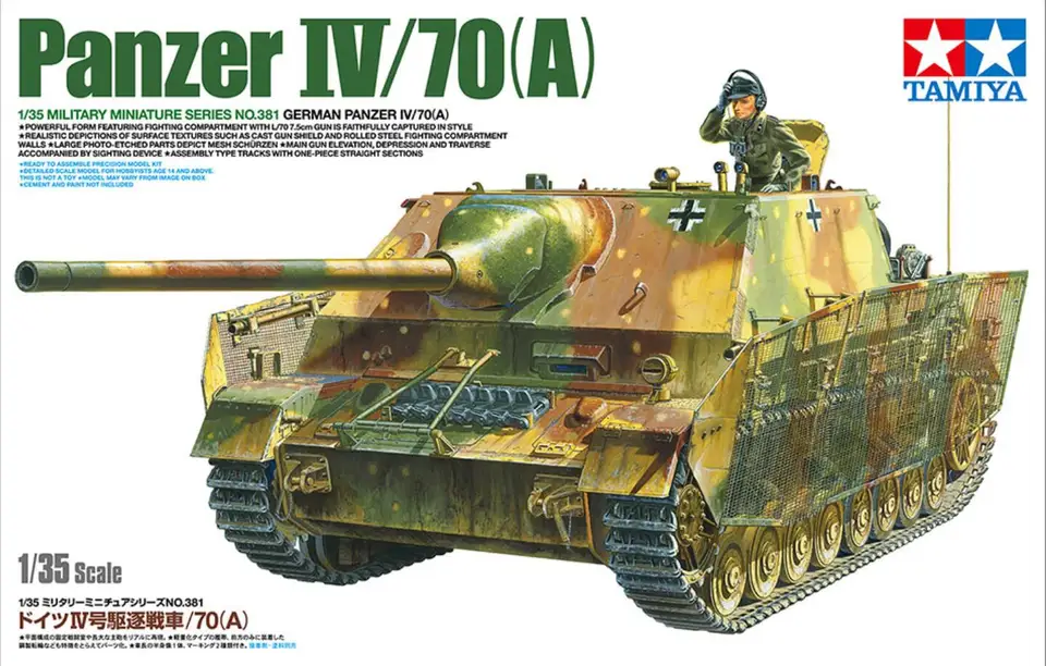 Tamiya 1/35 Nemecký Panzer IV/70 (a) Zwischen Losung 35381