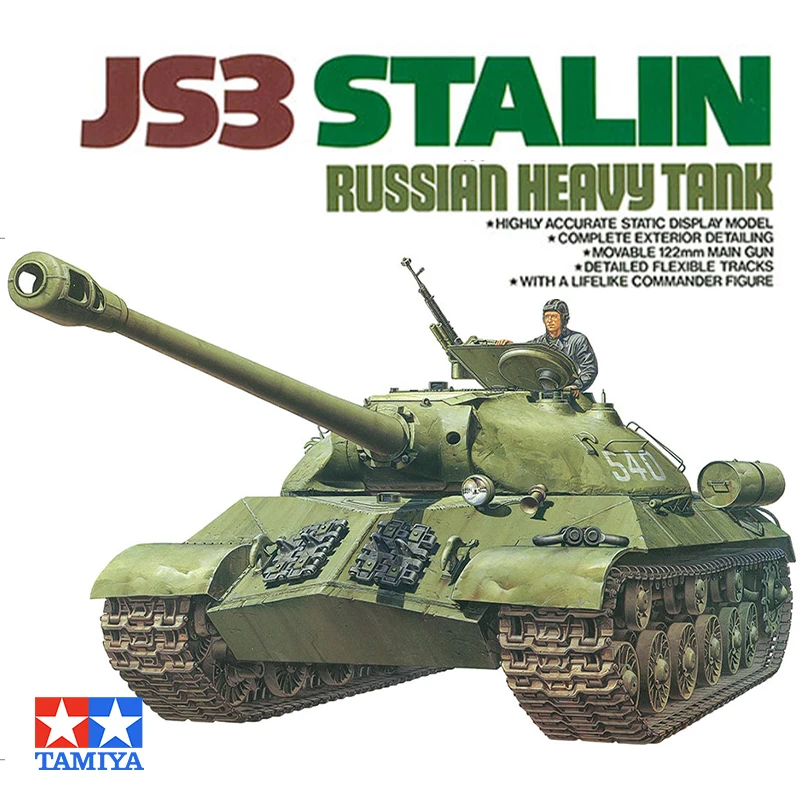Tamiya zostavená súprava Tank Model 35211 Soviet Stalin JS3 Heavy Tank 1/35