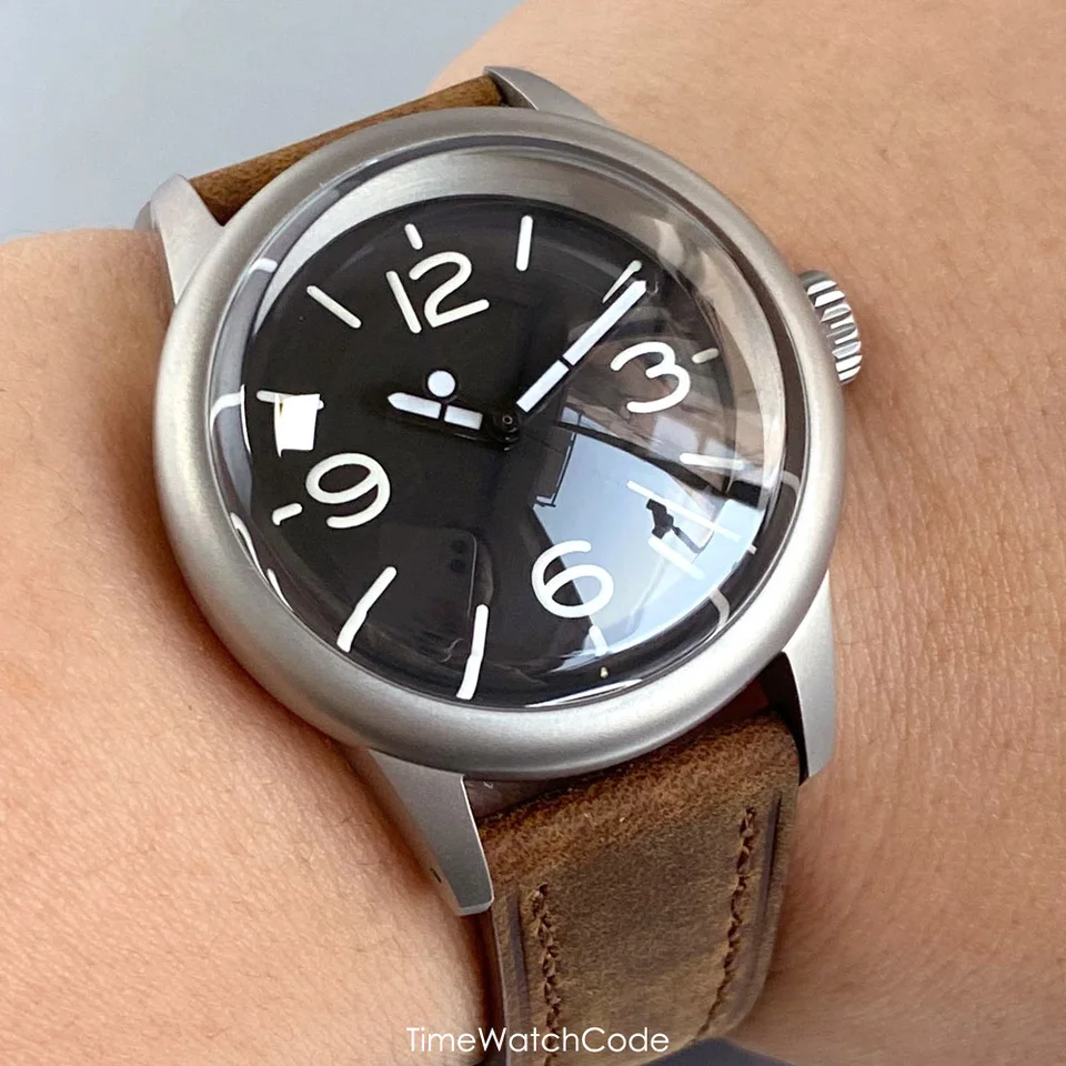Tandorio Field Watch NH35 Muži sledujú 36 mm potápanie NH35A Automatický pohyb mechanický klenutý zafír Luminát 200 metrov vodotesný