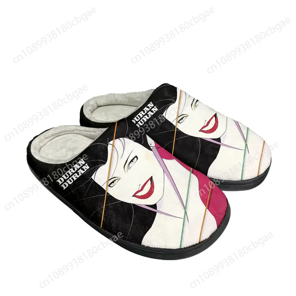 Tanečná rocková skupina Duran Duran Fashion Home Cotton Custom Plippers Pánske dámske sandále plyšová spál