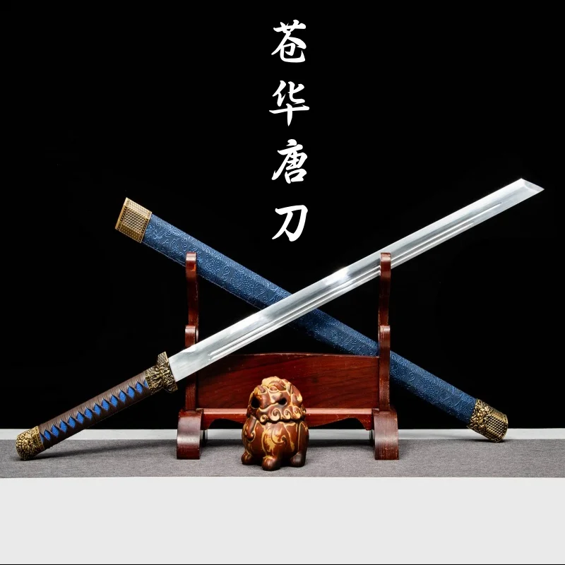 Tang Heng Sword Staroveký štýl Ozdob v Longquan City, High Manganese Steel Integrovaný meč a brnenie dekorácie obývacia izba