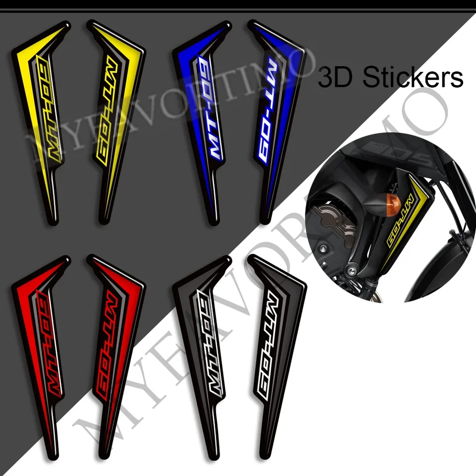 Tank podložky ochranca na kapotáži koleno fender pre Yamaha MT09 MT FZ 09 SP 09SP MOTORYCLE STACKERS 2016-2021
