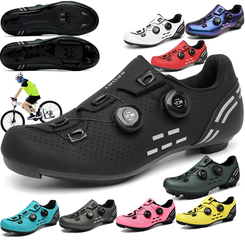 Taobo 2025 Veľká veľkosť 47 46 Rýchla čipka Cycling Sneaker MTB Self-Locking Cleats Racing Road Bike Speed ​​Flat Sneakers Ženy
