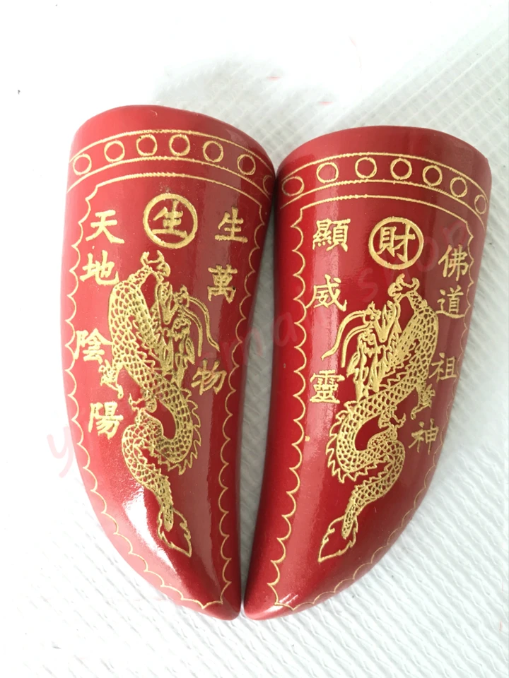 Taomu Yangjiao Svätý grál, sväté veštenie, červený drak, vyrytý Budhský pohár, Tao