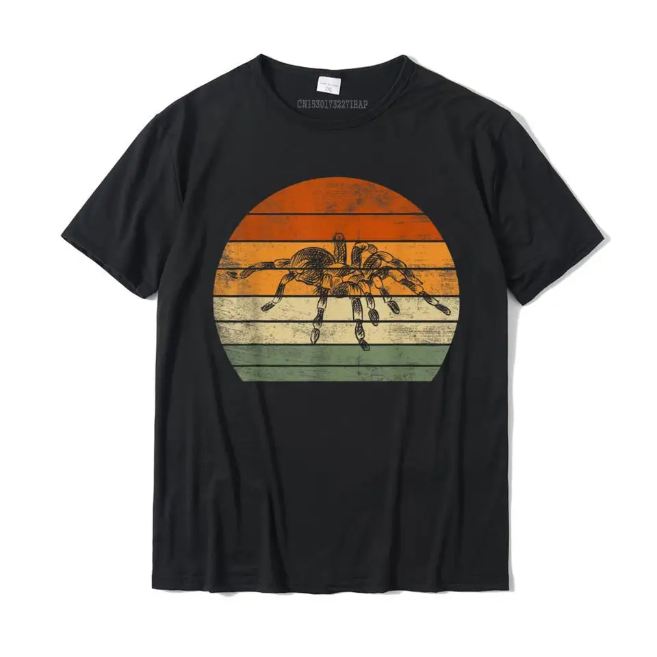 Tarantula Darčeky pre ženy Men Funny Spider Print Grafické tričko Men Klasické príležitostné topy a tees bavlnené tričká Street