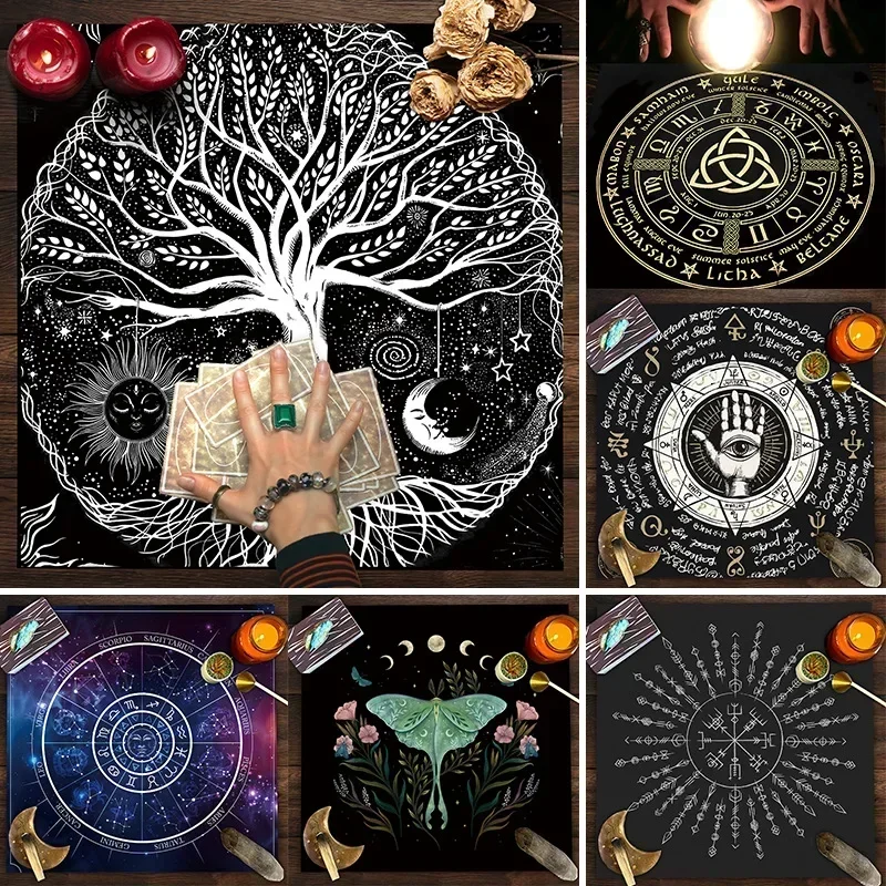 Tarot obrusové stolové hry Caibu Wituals rituálne doplnky čarodejnice