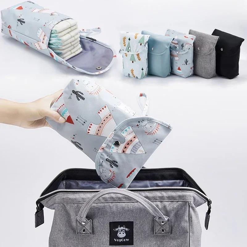Taška pre plienky vrecko Novonarodená plienka Storage Bag Organizátor vodotesný prenosný cestovný vonkajší úložný priestor vrecko na prenášanie kočíka