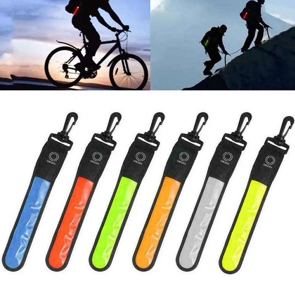 Taška prívesok LED LED ľahké športové bezpečnostné náramky popruh ľahké reflexné osvetlenie prívesok Reflexný dekor reflexný reflexný pásový remienok