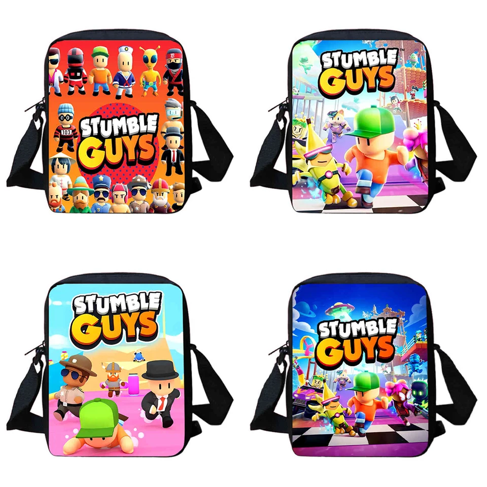 Tašky na ramená detskej školy pre materskú školu, Stum-ble Game Printed Veľké kabelky s krížmi pre deti Messenger Tašky do školy
