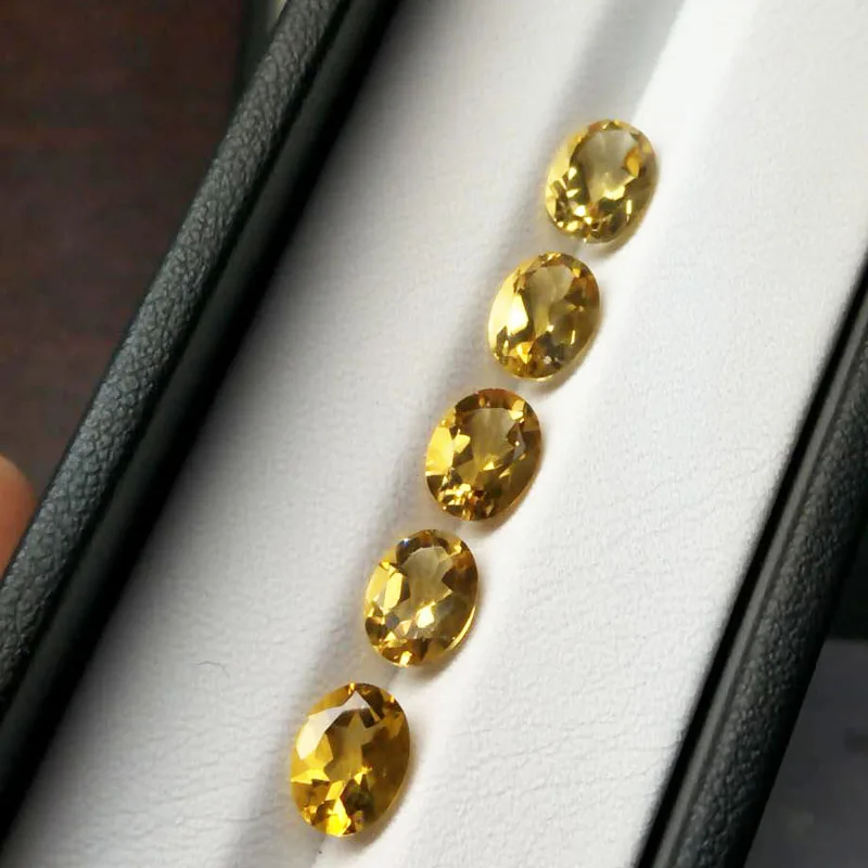 TBJ, prírodná brazília Citrin Oval Cut6*8 mm cca. 1ct Up, Citrine Loose Gemstones pre 925Silver šperky, prírodný voľný drahokam