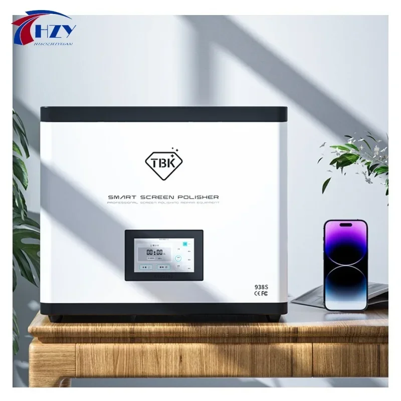 TBK 938S Voda mletie mlyna leštenie stroja Desktop Typ 1 Single Station Intelligent OCA LCD sklo pre LCD obrazovky LCD