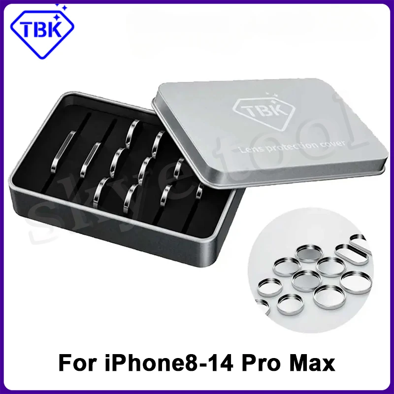 TBK zadná kamera pre sklenené šošovky pre chrániče pre laserový stroj pre iPhone 8-14 Promax Zadný kryt Zadná ochrana