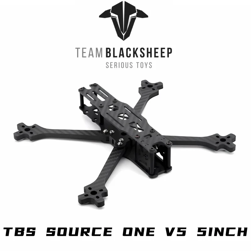 TBS zdroj One V5 5inch FPV Frame súpravy Širokopásmové x uhlíkové vlákno pre RC FPV Freestyle Drone