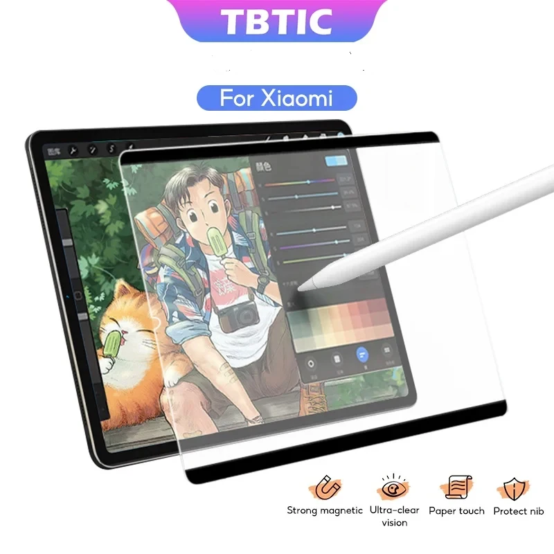 Tbtic magnetický chránič obrazovky pre Xiaomi Pad 5 5Pro Písanie matný film pre Xiaomi 6 6Pro Redmi Pad 10.6in