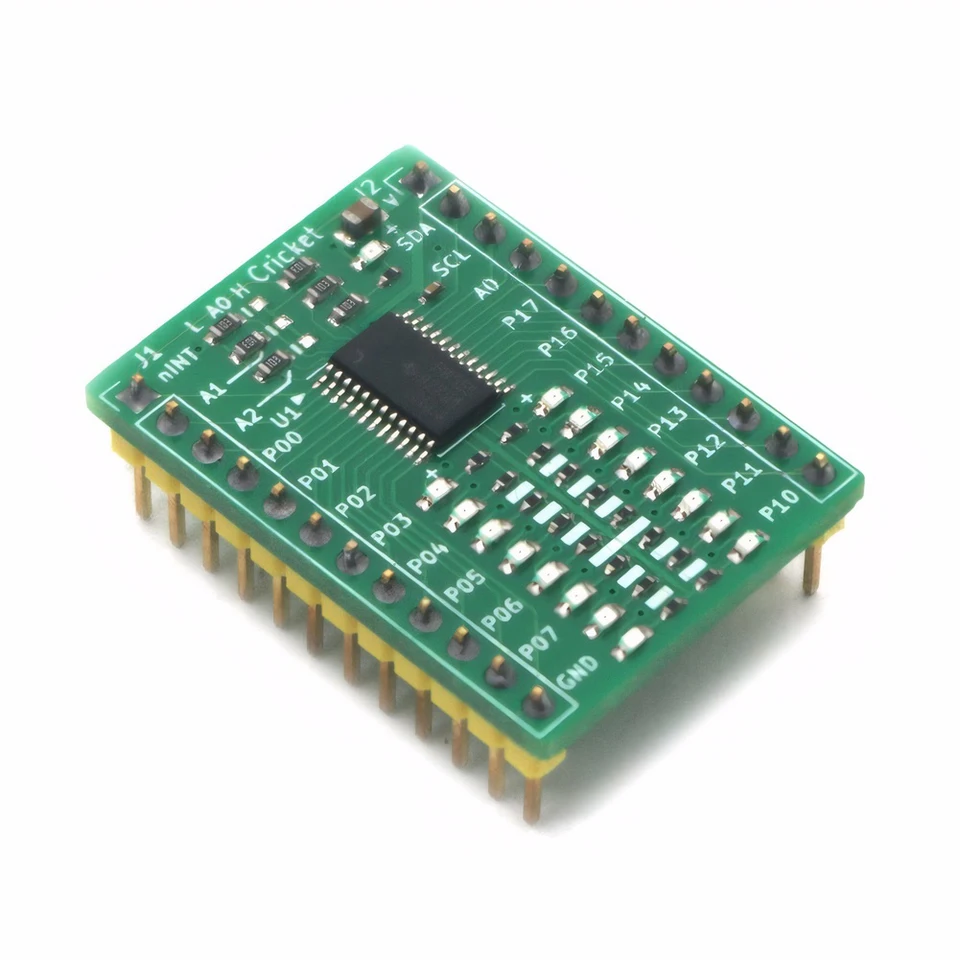 TCA9555 PCA9555A Muti-Channel Expansion Board 16 Digitálny vstupný a výstupný expanzný modul