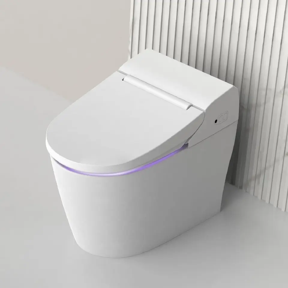 TCB-8100W SMART BIDET WC pre kúpeľne predĺžené jedno kus toalety 1.12