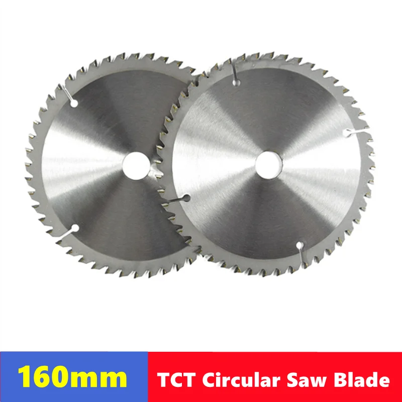 TCT 160 mm karbide Woodworking PALE Blade 16T/24T/30T/48/60/80T, Vhodný pre multifunkčné elektrické náradie, disky na rezanie dreva