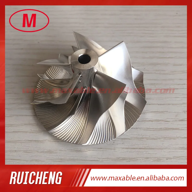 TD05H Reverz 5+5 čepelí 51,20/69,10 mm mletie turbodúchadla/hliník 2618/Kompresorové koleso slany