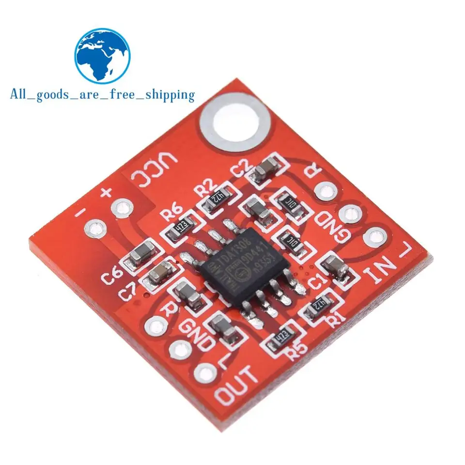 TDA1308 Zvukový zvukový modul pre slúchadlá Audio Audio Audliptifier 3V-6V trieda B Stereofónna zvuková doska triedy B triedy B