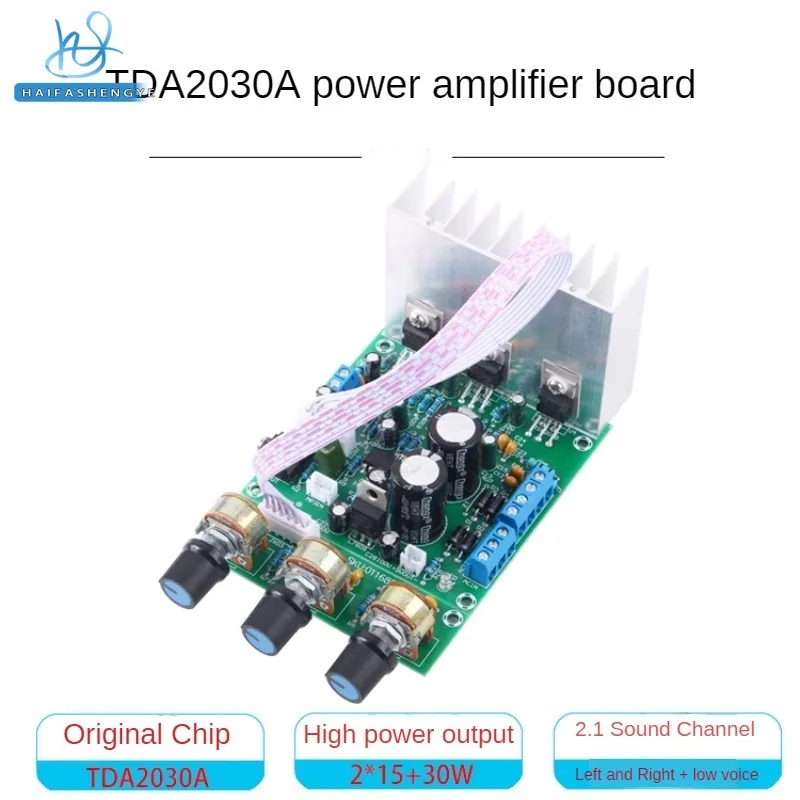 TDA2030A horúčka s nadváhou Basy High Fidelity 2.1 Triple kanál Subwoofer zosilňovacia doska 60W