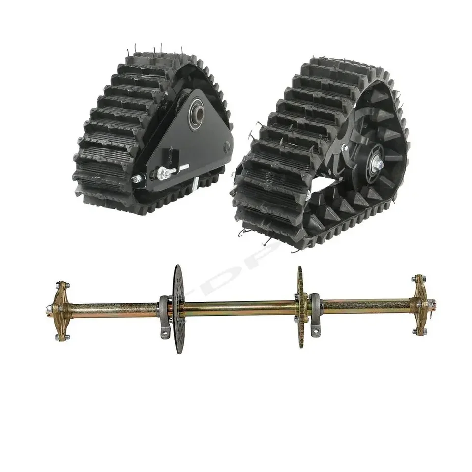 TDPRO Go Kart pár zadná dráha Snow Snow Snow Sush s 32 -palcou zostavou súpravy na zadnú živú nápravu pre DIY ATV CART Buggy