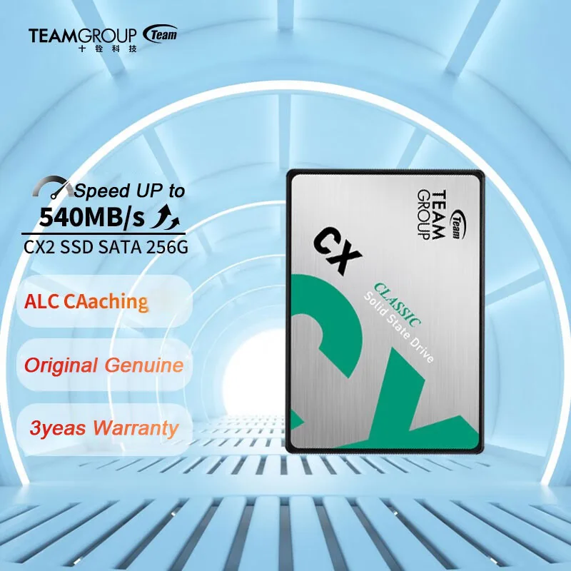 TeamGroup SSD CX2 256GB 512 GB 1TB 2TB 2,5INCH SATA III 3D NAND VNÚTORNÝ SOLITOVÝ ŠTÁT