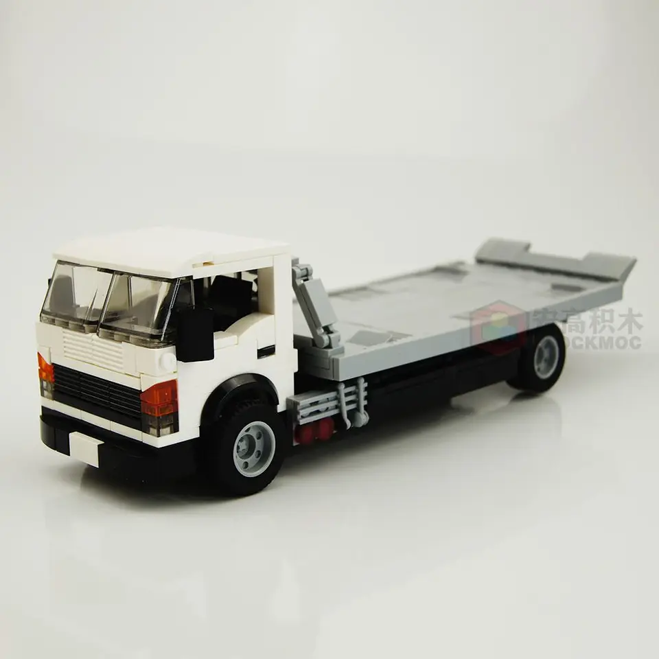Technické záchranné vozidlo Mestské vozidlo Počiatočné d ae86 stavebné bloky Speed ​​Champion Racing Car Bricks Trailer Truck Brick Detské hračky