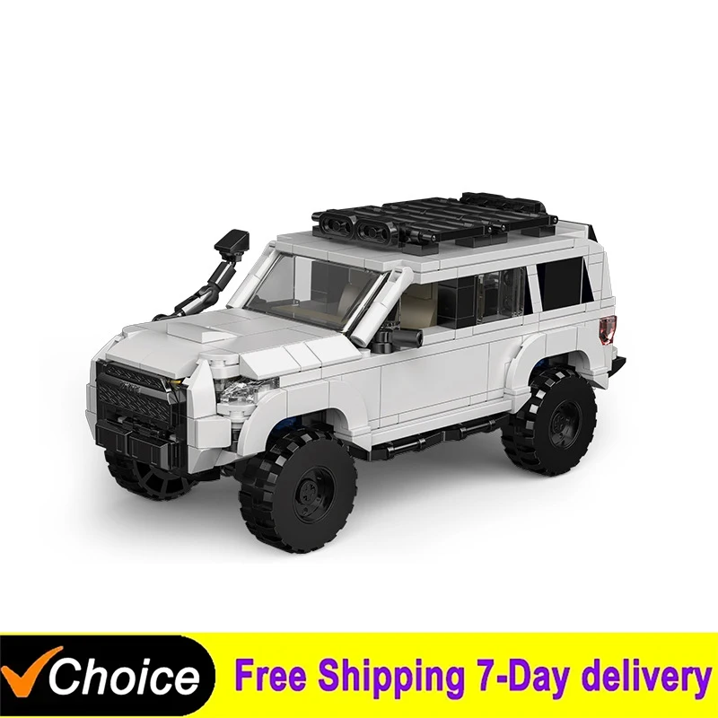 Technický 4Runner mimo road automobilové bloky Classic City Model Model tehly s zobrazovacími krabičkami zbierka detské hračky Darčeky