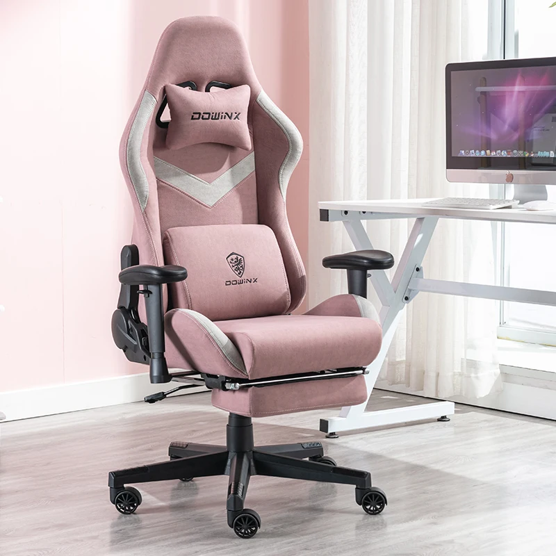 Technologická herná stolička Tkanina Pohodlná domáca kancelária počítačová stolička Shilla Gaming Stoličky zdvíhacie lakťové opierky ležiace sedadlo