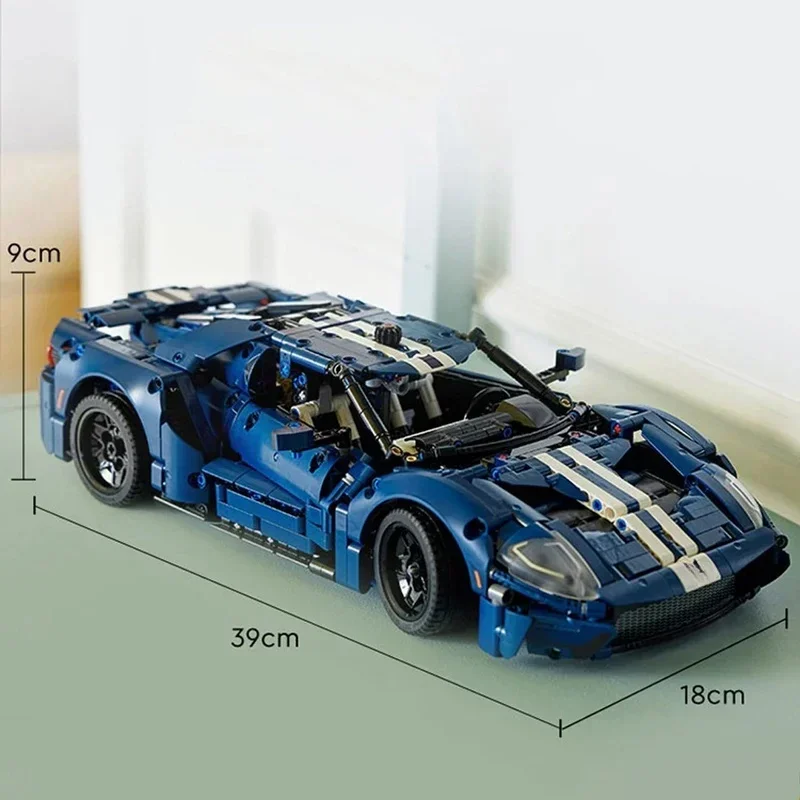 Technológia Supercar Building Blocks Set Model Racing CAR Technology Zhromaždenie tehlových hračiek pre chlapcov a deti Darček pre dospelých