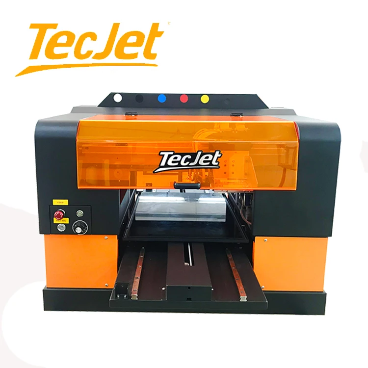 Tecjet Inkjet Digital Photo Card PVC LED 3D kovová reliéf ploché tlačiareň tlačiareň pre hliníkový list