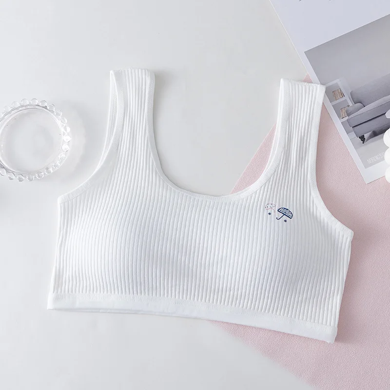 Teen Girls 'Training Bra spodná bielizeň dospievajúci študenti Deti Bras 9-18 ročné juniorské stredné škola Dievčenské podprsenky Adolescent Puberty