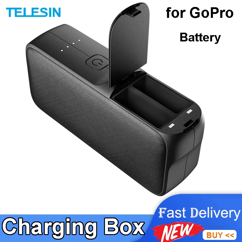 Telesin batéria Storage Box Power Bank pre GOPRO11/10/9/8/7/6/5