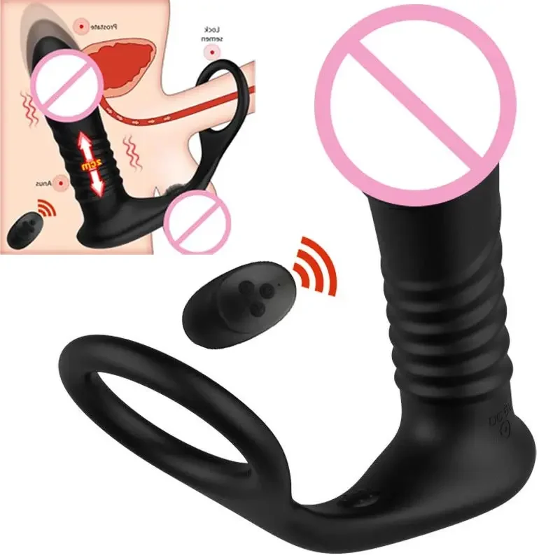 Teleskopický análny predlžovací nástroj xl bezdrôtové diaľkové hlboké zástrčky mäkké dýzy pre mužov Muž Automatické ženy Vibrátor Vaginete TPE