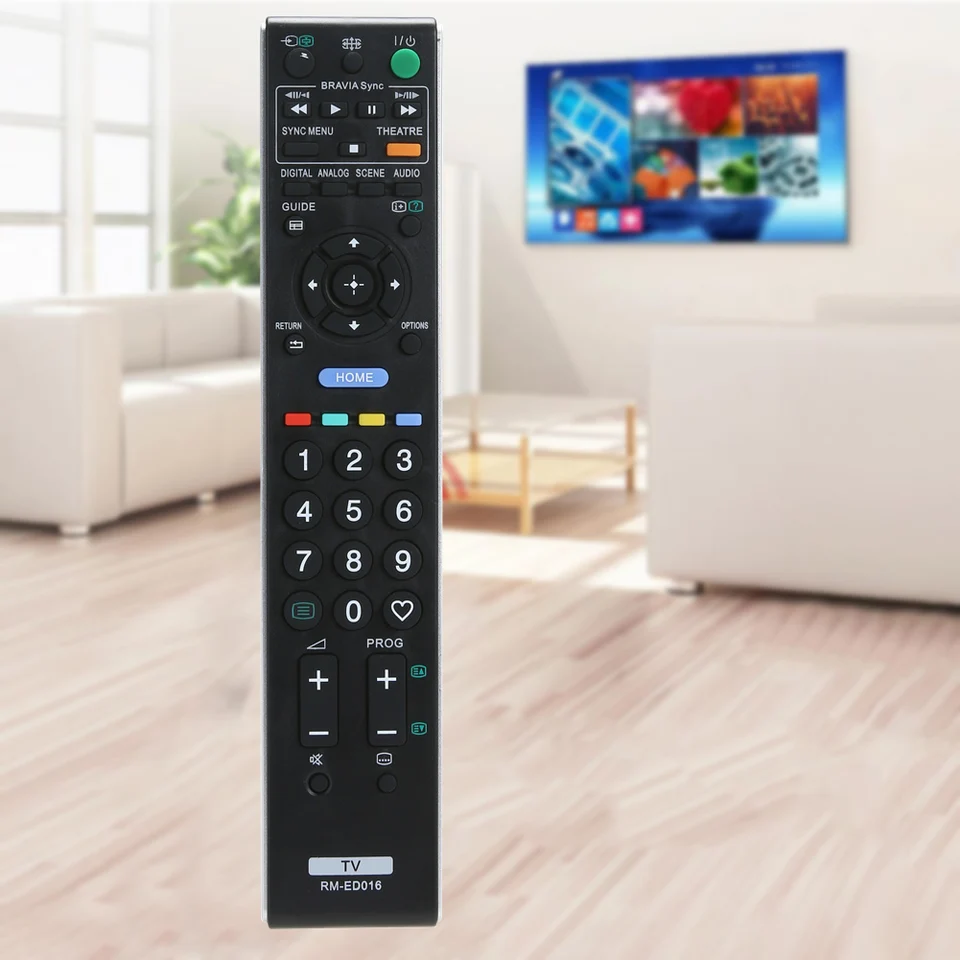 Televízne diaľkové ovládanie Univerzálny televízny ovládač nahradenie batérie preložený pre televízor Sony RM-Ed016