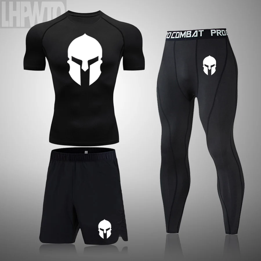 Telocvičňa Running Fitness Set Set Pánske basketbalové cvičenie Cycling Running Fitness mikina Rashguard s krátkym rukávom Tričko s krátkym rukávom