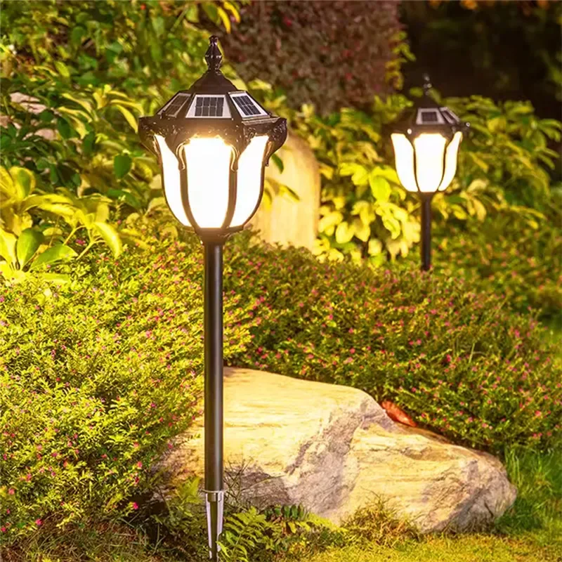Temar Contemporary Outdoor Solar Lawn Light LED vodotesná vila záhradná záhrada okres Residential Quarters Lawn Lamp