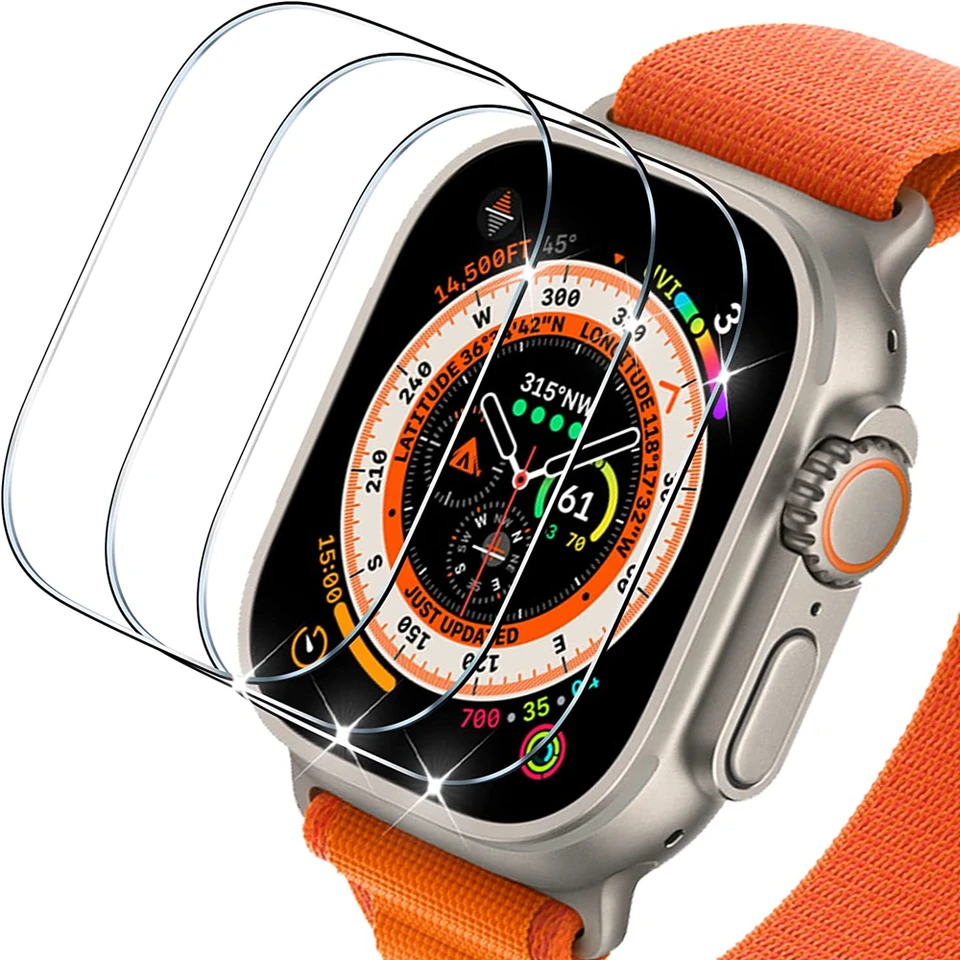 Temperované sklo pre Apple Watch Ultra 49 mm Protector Scretect Protect Anti-Scratch pre Smartwatch Apple Watch 8 Pro 49 mm HD Glass Protectiv