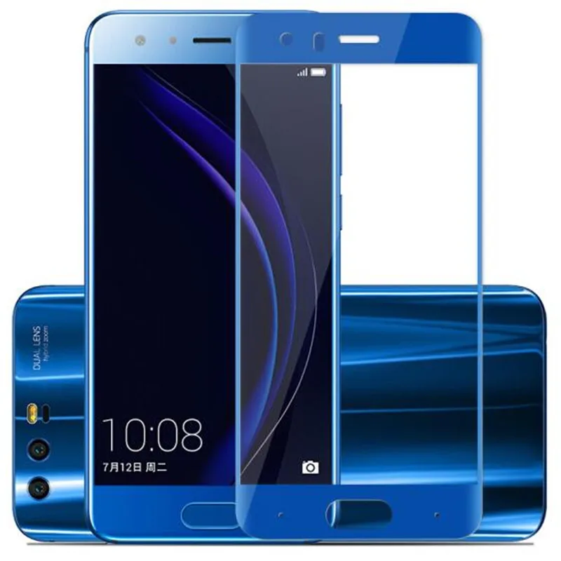 Temperované sklo pre Huawei Honor 9 Lite Screen Protector Protector Film pre Huawei Honor 8 8x Honor 9 Black White Golden Blue
