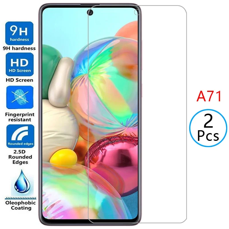 Temperované sklo pre ochrancu ochranného skla Samsung A71 na Galaxy A 71 71A 4G 5G Film Samsun Samsumg Sansung Samsunga71