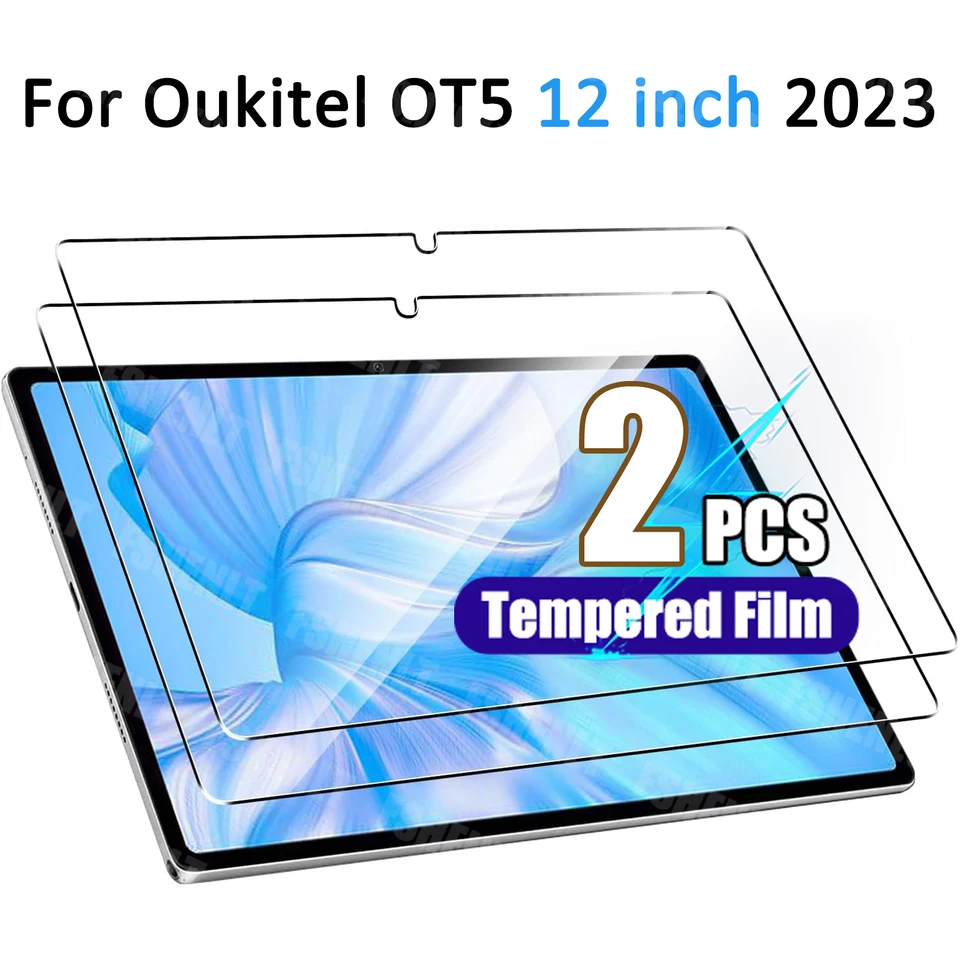 Temperované sklo pre OuKitel OT5 (12 palcov) 2023 Chránič obrazovky 9H Tvrdosť Ultra odolný proti prstov